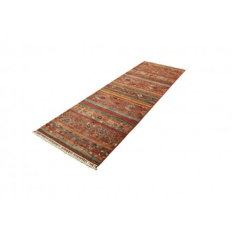 Tappeto Samarkand Pakistan rosso arancione 82x242