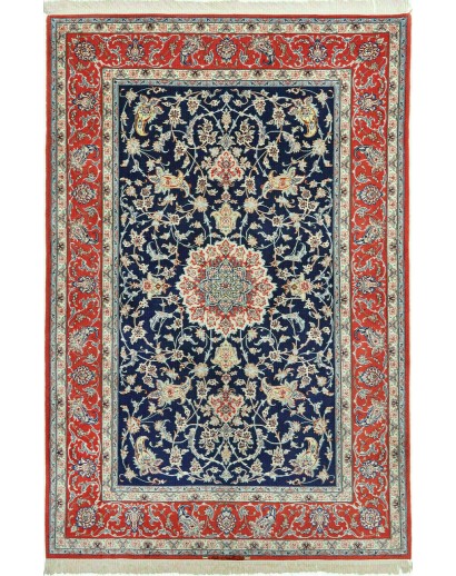 Tappeto Isfahan Persia beige marrone 157x232