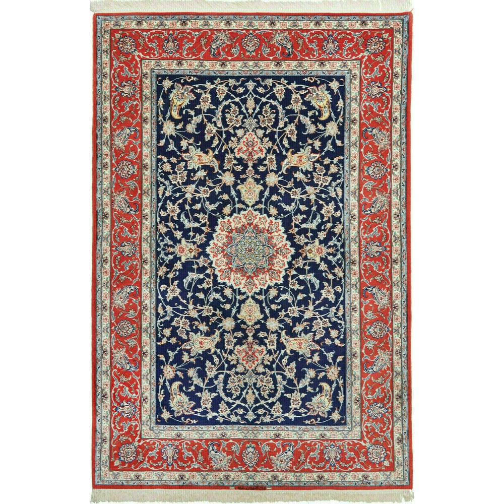 Tappeto Isfahan Persia beige marrone 157x232 Tappeto Isfahan Persia beige marrone 157x232