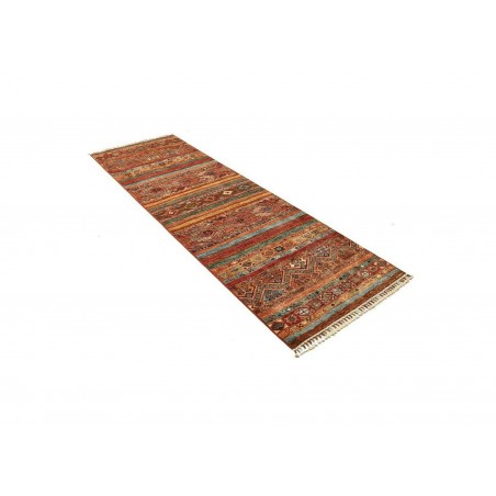 Tappeto Samarkand Pakistan rosso arancione 82x242