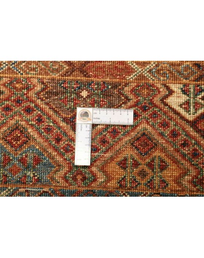 Tappeto Samarkand Pakistan rosso arancione 82x242