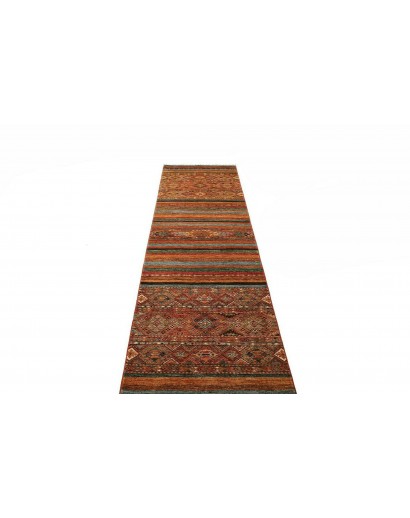 Tappeto Samarkand Pakistan marrone arancione 81x306