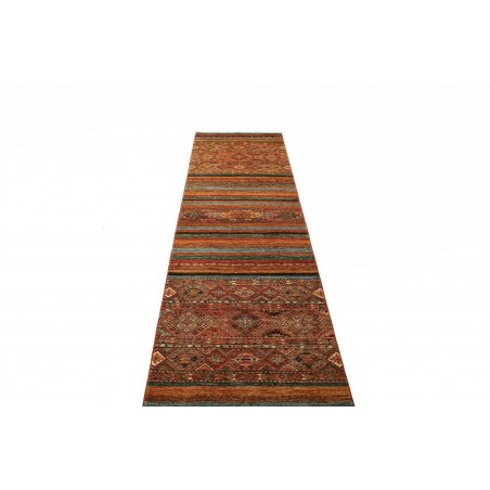 Tappeto Samarkand Pakistan marrone arancione 81x306