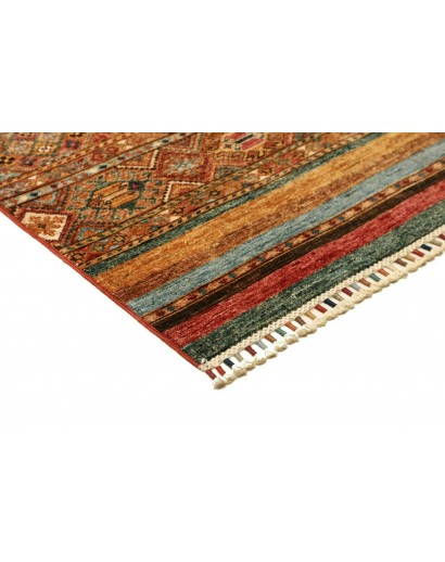 Tappeto Samarkand Pakistan marrone arancione 81x306