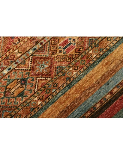Tappeto Samarkand Pakistan marrone arancione 81x306