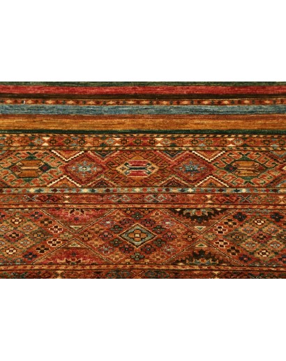 Tappeto Samarkand Pakistan marrone arancione 81x306