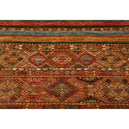 Tappeto Samarkand Pakistan marrone arancione 81x306