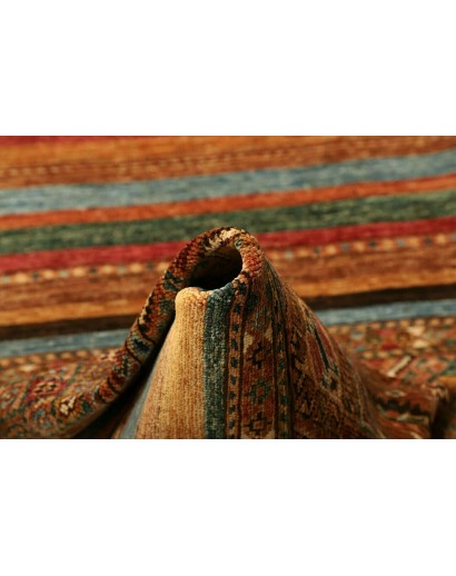 Tappeto Samarkand Pakistan marrone arancione 81x306