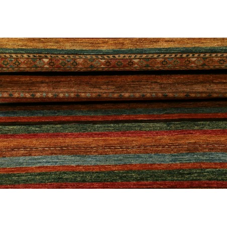 Tappeto Samarkand Pakistan marrone arancione 81x306