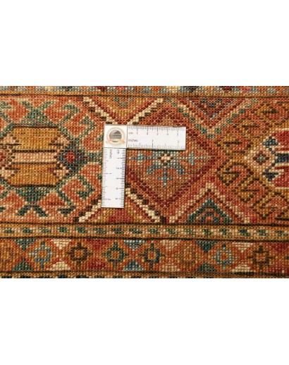 Tappeto Samarkand Pakistan marrone arancione 81x306