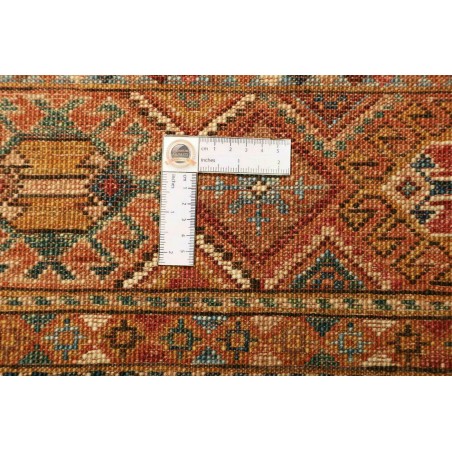 Tappeto Samarkand Pakistan marrone arancione 81x306