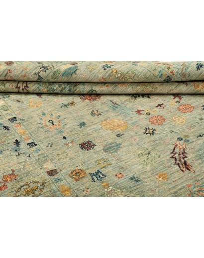 Tappeto Shahi Fine Pakistan azzurro 171x226