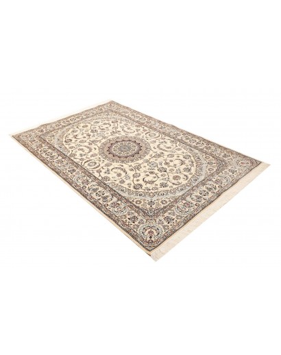 Tappeto Nain 6La Persia bianco 130x202