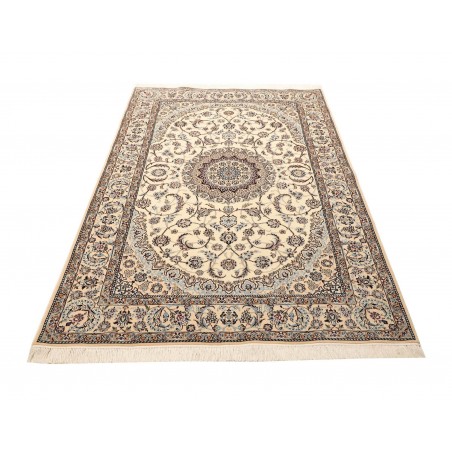 Tappeto Nain 6La Persia bianco 130x202