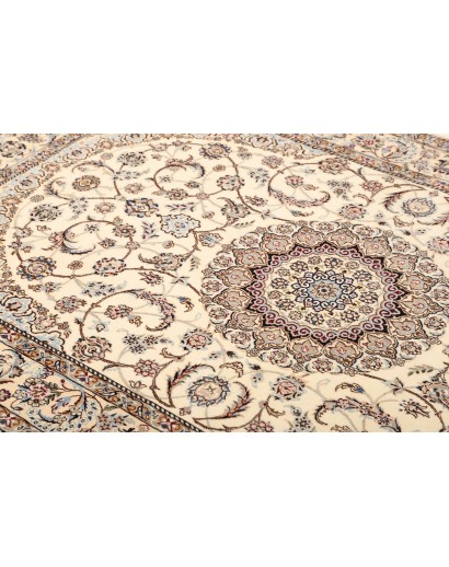 Tappeto Nain 6La Persia bianco 130x202