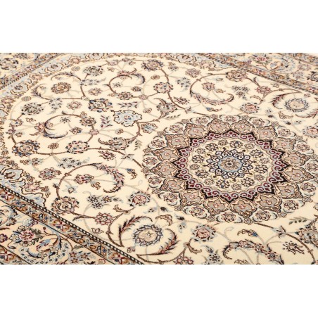 Tappeto Nain 6La Persia bianco 130x202