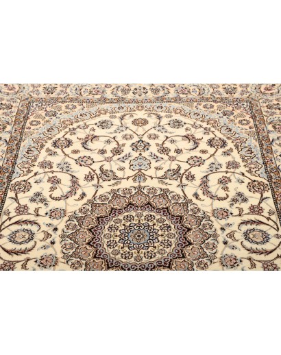 Tappeto Nain 6La Persia bianco 130x202
