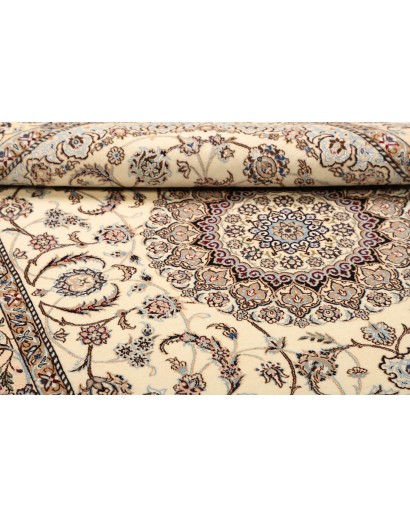 Tappeto Nain 6La Persia bianco 130x202