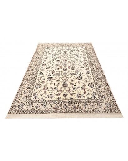 Tappeto Nain 6La Persia bianco grigio 153x231