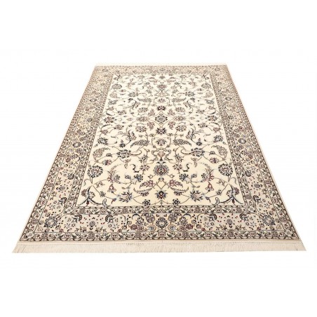 Tappeto Nain 6La Persia bianco grigio 153x231