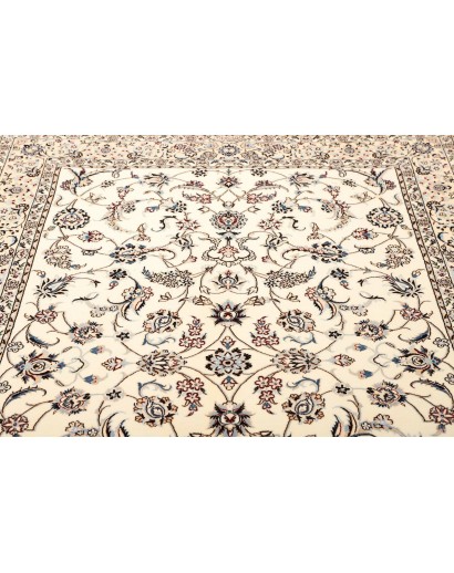 Tappeto Nain 6La Persia bianco grigio 153x231
