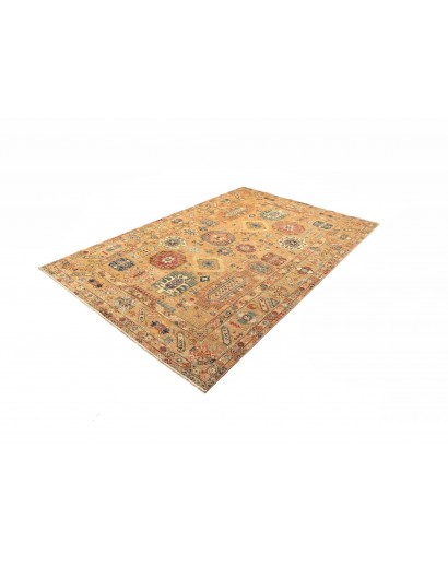 Tappeto Tribal Pakistan marrone bianco 167x243