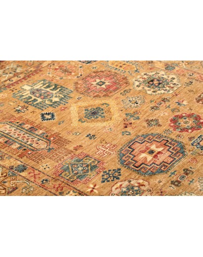 Tappeto Tribal Pakistan marrone bianco 167x243