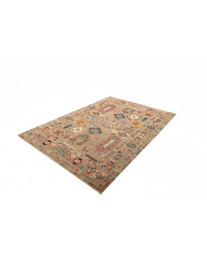 Tappeto Tribal Pakistan marrone 166x238