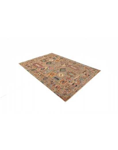 Tappeto Tribal Pakistan marrone 166x238