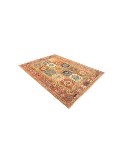 Tappeto Tribal Pakistan marrone arancione 172x233