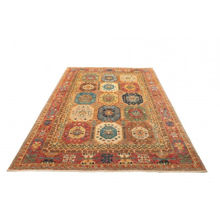 Tappeto Tribal Pakistan marrone arancione 172x233