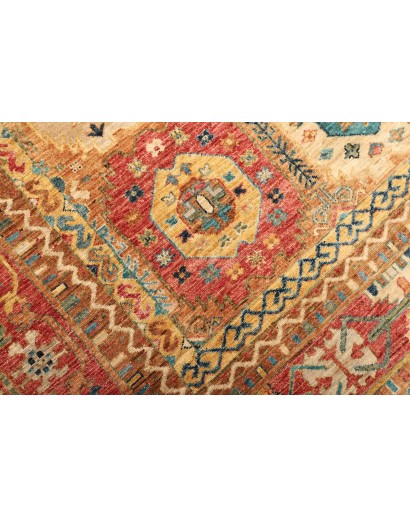 Tappeto Tribal Pakistan marrone arancione 172x233