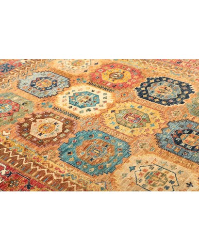 Tappeto Tribal Pakistan marrone arancione 172x233