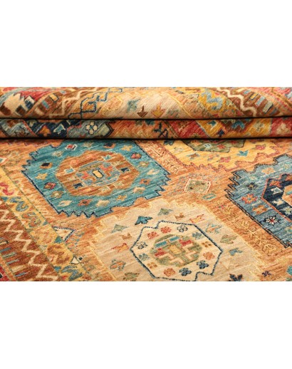 Tappeto Tribal Pakistan marrone arancione 172x233