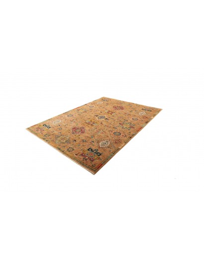 Tappeto Tribal Pakistan arancione grigio 170x240