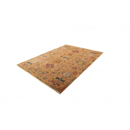 Tappeto Tribal Pakistan arancione grigio 170x240