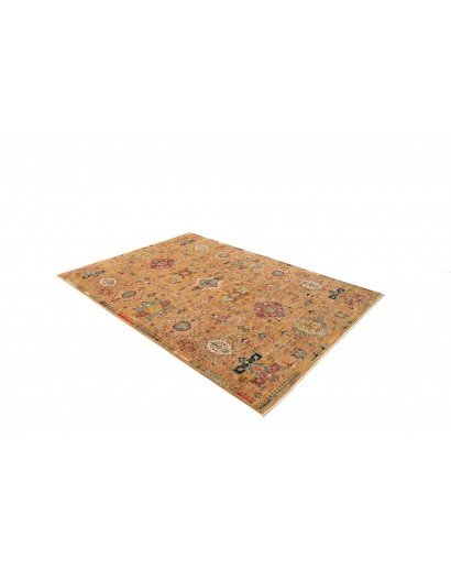 Tappeto Tribal Pakistan arancione grigio 170x240