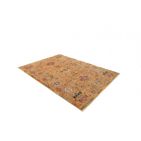 Tappeto Tribal Pakistan arancione grigio 170x240
