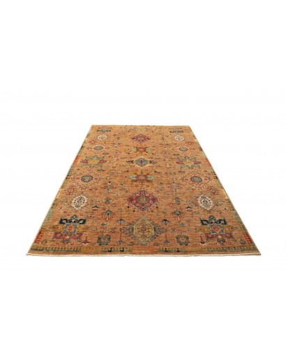 Tappeto Tribal Pakistan arancione grigio 170x240