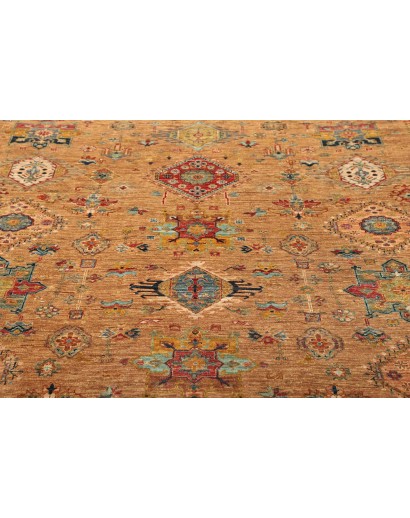 Tappeto Tribal Pakistan arancione grigio 170x240