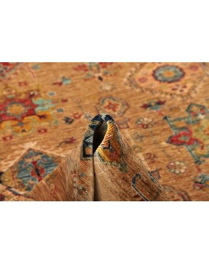 Tappeto Tribal Pakistan arancione grigio 170x240