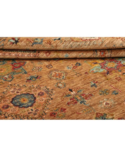 Tappeto Tribal Pakistan arancione grigio 170x240
