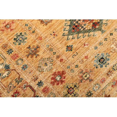 Tappeto Kazak Fine Pakistan marrone verde 147x214