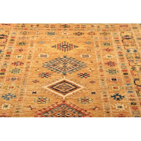 Tappeto Kazak Fine Pakistan marrone verde 147x214