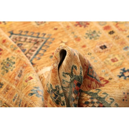 Tappeto Kazak Fine Pakistan marrone verde 147x214