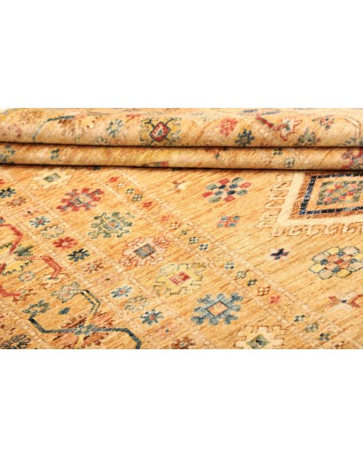 Tappeto Kazak Fine Pakistan marrone verde 147x214