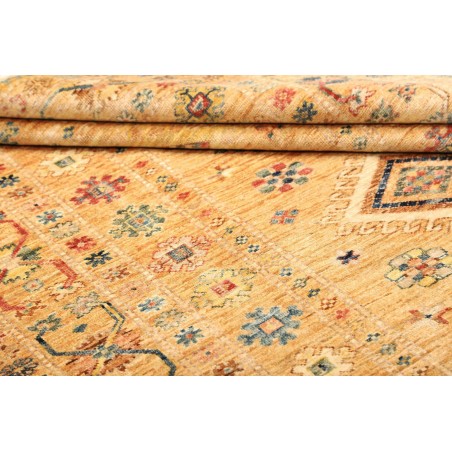 Tappeto Kazak Fine Pakistan marrone verde 147x214