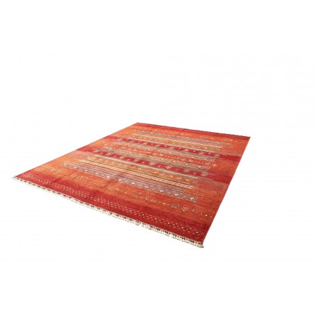 Tappeto Siva Pakistan rosso giallo 250x298