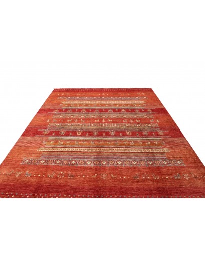 Tappeto Siva Pakistan rosso giallo 250x298
