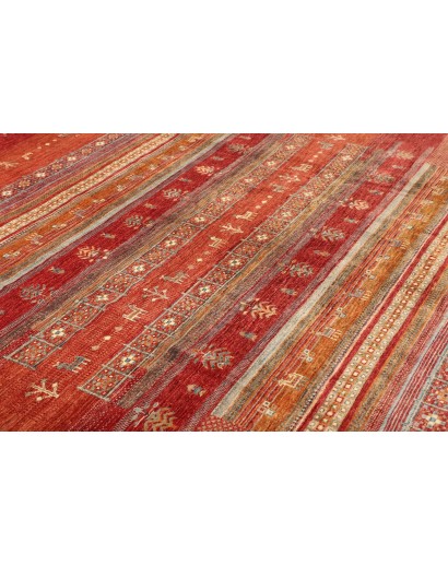 Tappeto Siva Pakistan rosso giallo 250x298